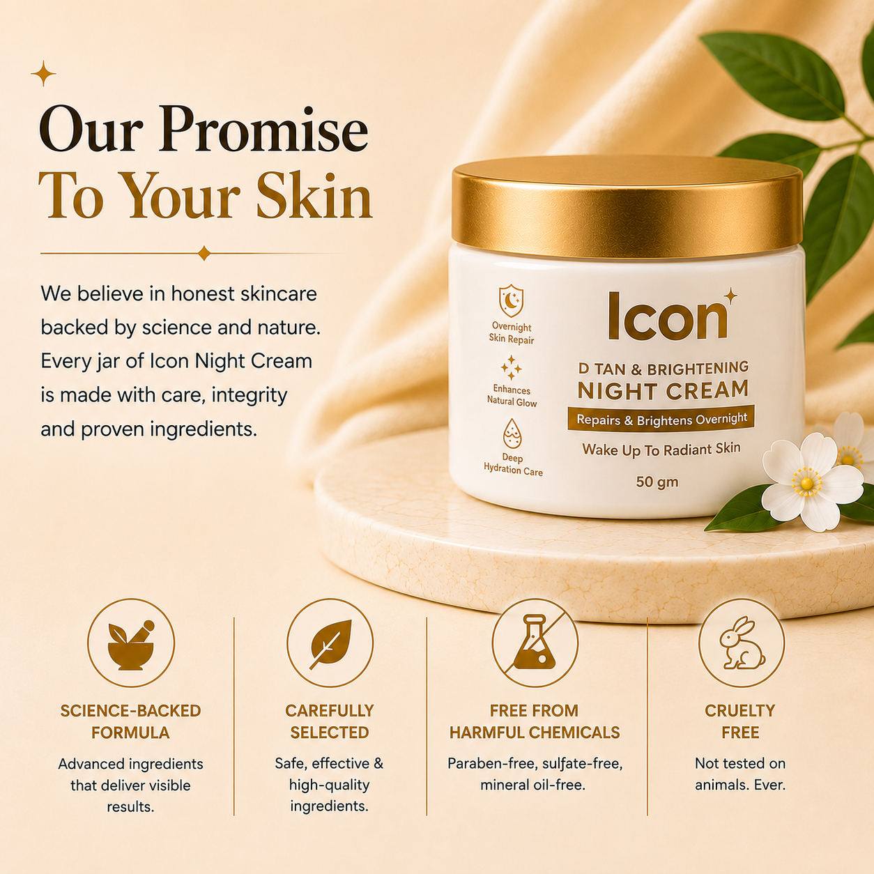 Icon Brightening D Tan Cream